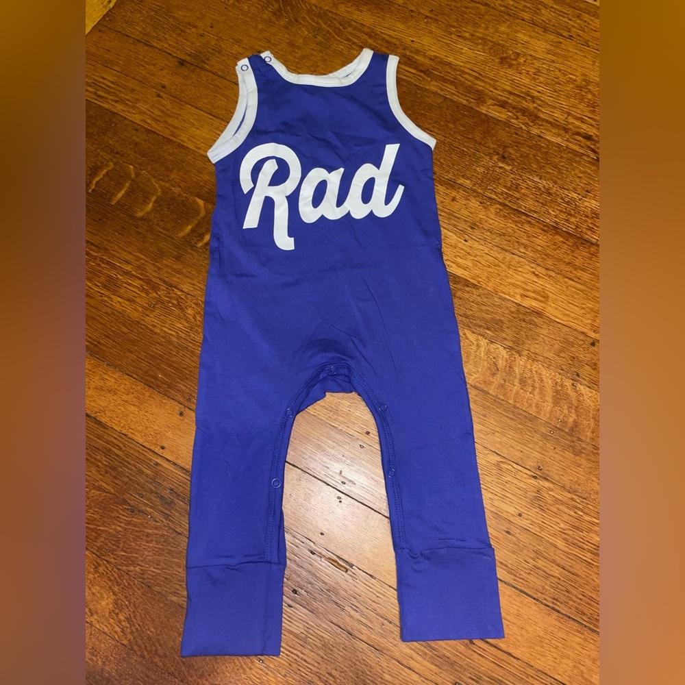 Like Rags to Raches royal blue Rad sleeveless romper new without tags 2 avail